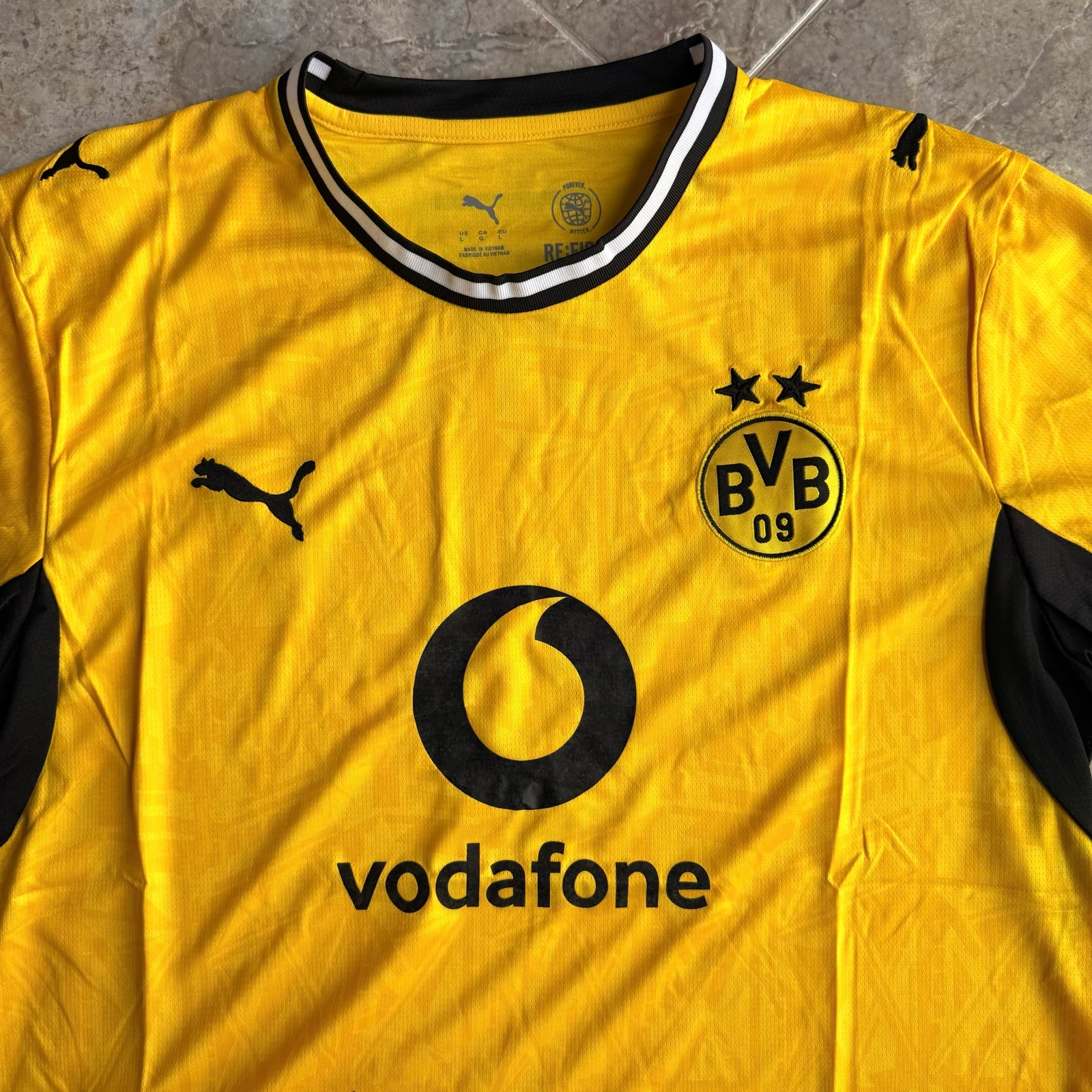 Camiseta principal do Borussia Dortmund 2026/27 | Amarelo/Preto | Tamanho L – photo 2